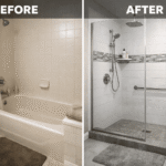 bathtub removal and shower installation