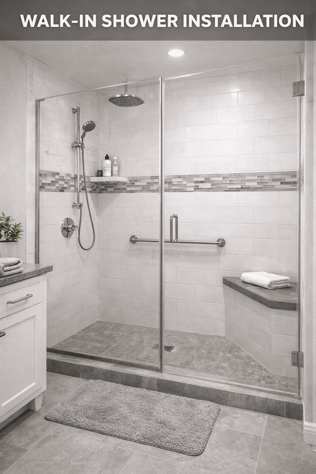 Walk-in Shower Installation in Viradouro 14740