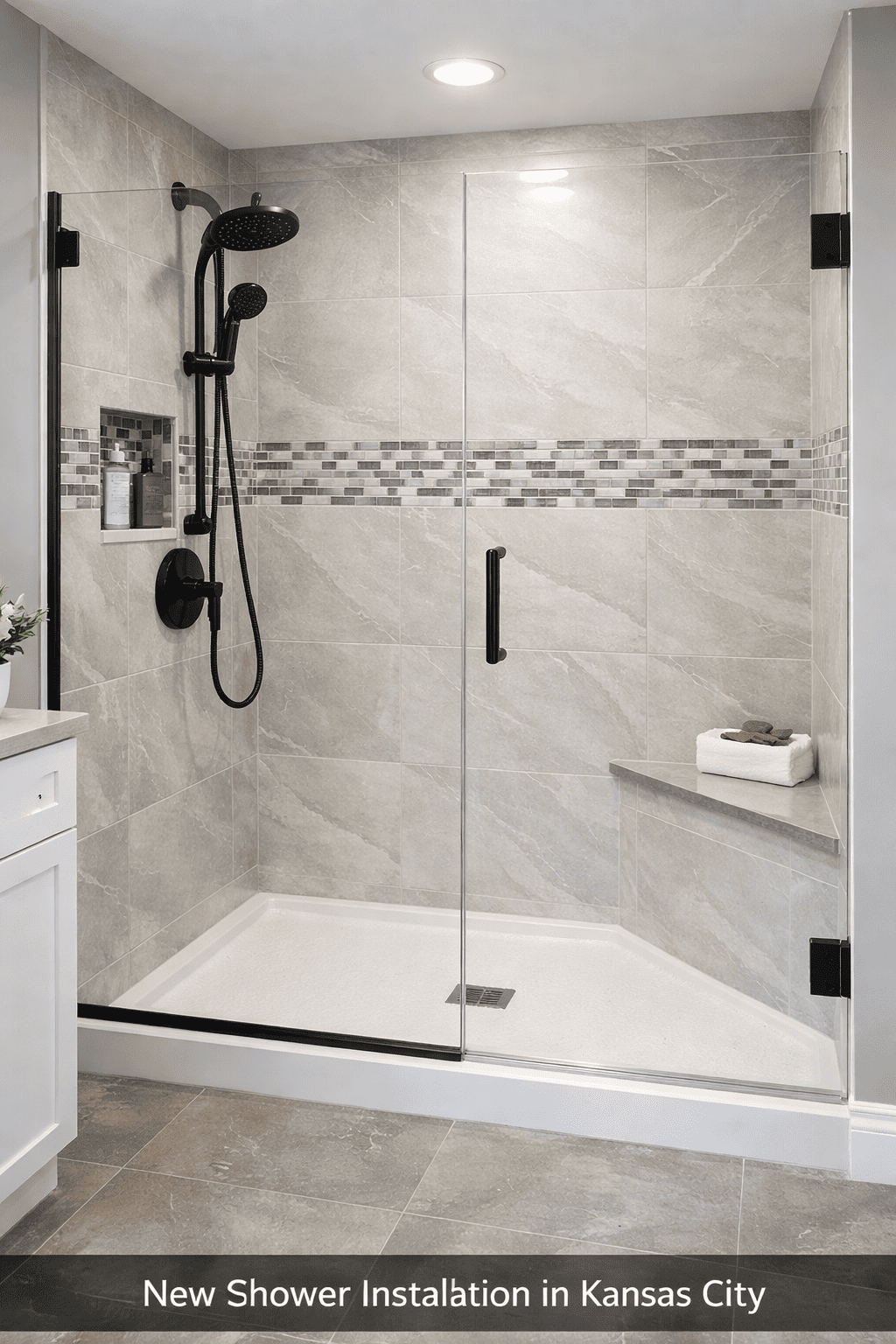 New Shower Installation in Kansas City 66102