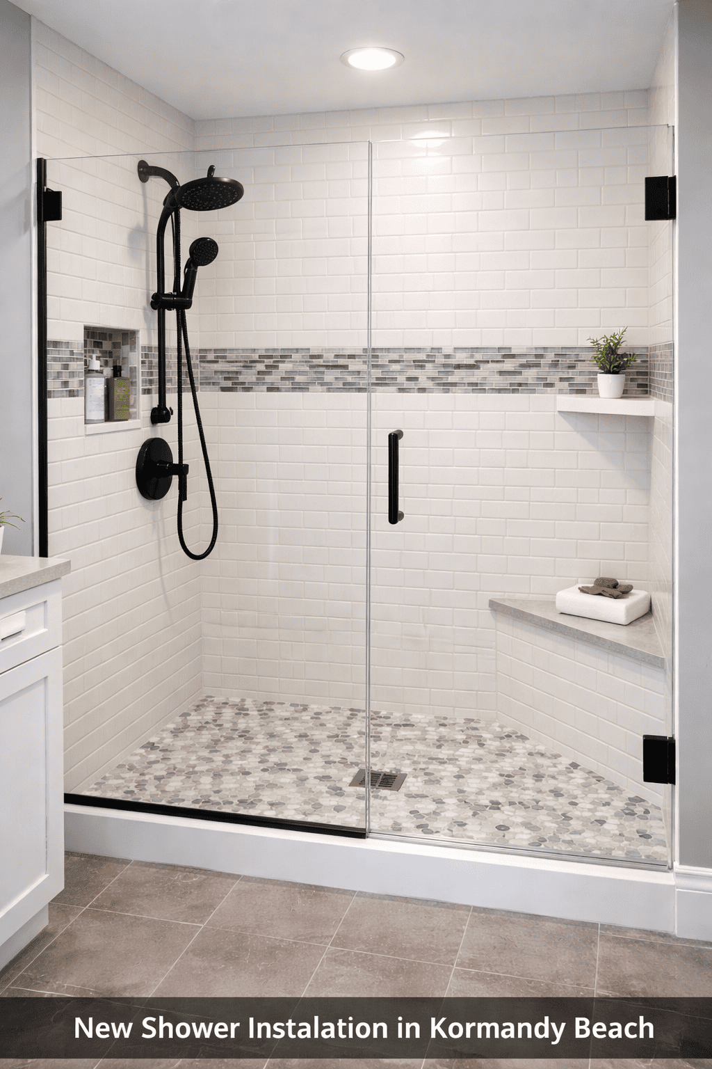 new shower installation in Normandy Beach 08739